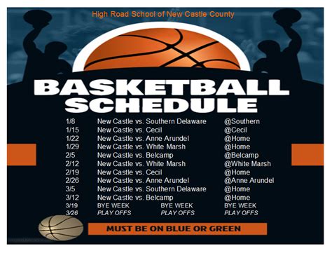 holland high basketball schedule